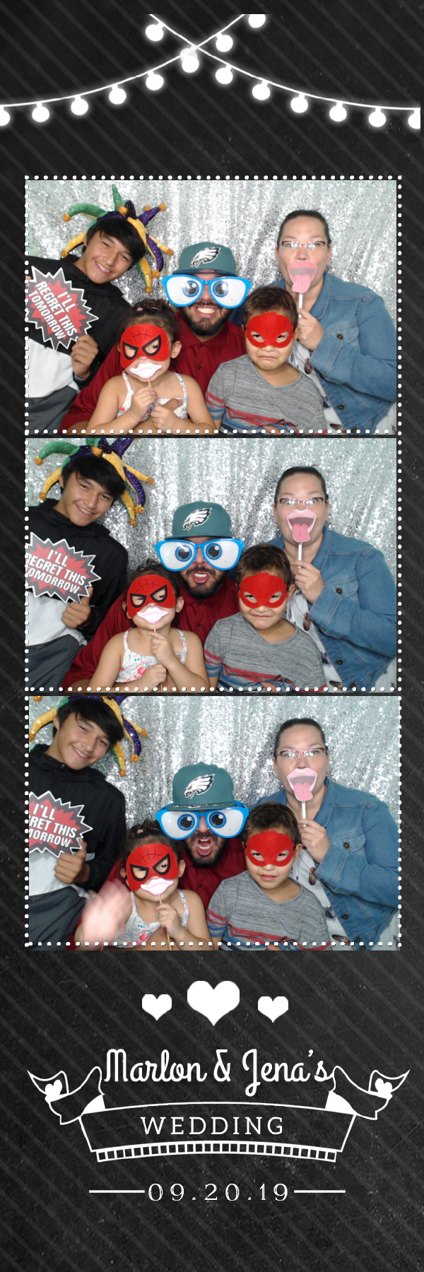 Jena and Marlon's Wedding | View more photos from the event at gallery.photoboothbillings.com/u/PhotoBoothBillings/Jena-and-Marlons-Wedding